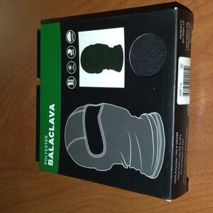 Zan Polyester Balaclava Black WBP114 New